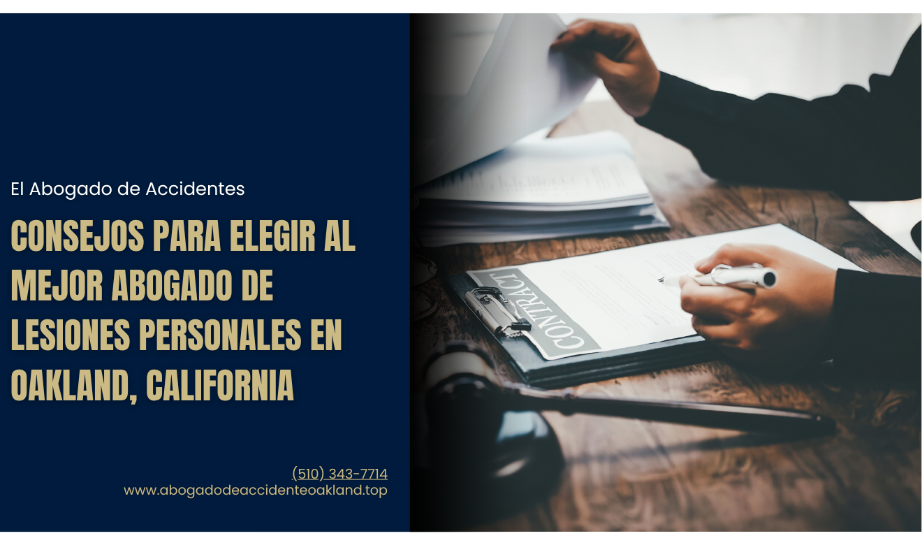 abogado lesiones negociación de acuerdo Oakland
